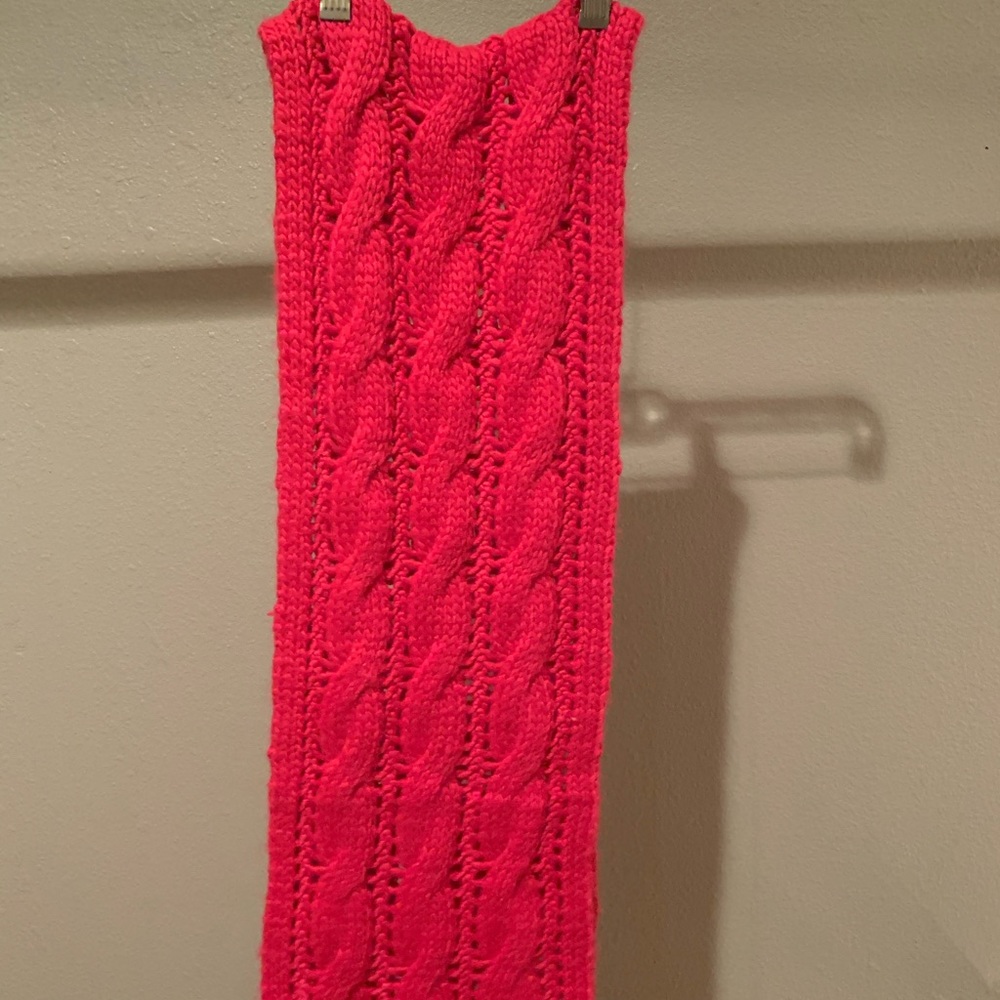 Pink scarf